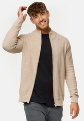 Indicode INWestmoon Strickjacke Beige/Braun/Khaki