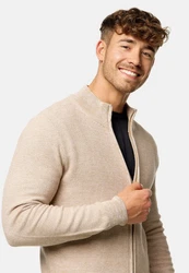 Indicode INWestmoon Strickjacke Beige/Braun/Khaki