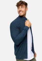 Indicode INWestmoon Strickjacke Dunkelblau/Hellblau