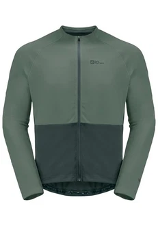 Jack Wolfskin Fahrradjacke MOROBBIA FZ L/S Grün/Dunkelgrün