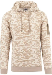 Urban Classics Sweatshirt Herren Bomber Hoody Tarnfarbe