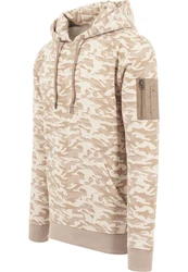 Urban Classics Sweatshirt Herren Bomber Hoody Tarnfarbe