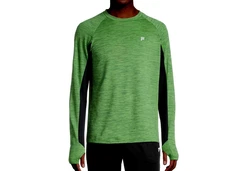 Fila Sweatshirt Redding Running Crew Shirt Grün/Neonfarben