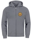 Neverless Sweatjacke Zip Hoodie Herren Outdoor Motiv Hellgrau/Grau/Dunkelgrau
