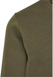 Urban Classics Herren Basic Terry Crew Sweatshirt Dunkelgrün/Khaki