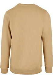 Urban Classics Herren Basic Terry Crew Sweatshirt Khaki/Braun/Beige