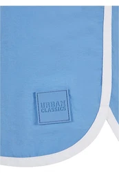 URBAN CLASSICS Badeshorts Retro Swimshorts Hellblau/Blau