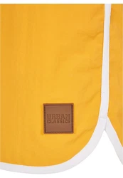 URBAN CLASSICS Badeshorts Retro Swimshorts Gelb/Braun/Orange