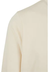 Urban Classics Herren Basic Terry Crew Sweatshirt Khaki/Beige/Weiß