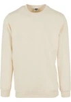 Urban Classics Herren Basic Terry Crew Sweatshirt Khaki/Beige/Weiß