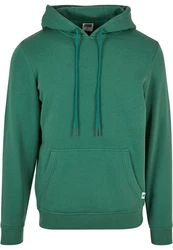 Urban Classics Sweatshirt Herren Organic Basic Hoody (1-tlg) Grün/Dunkelgrün