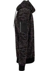 Urban Classics Sweatshirt Herren Bomber Hoody Camo