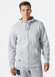 Helly Hansen Kapuzenpullover Classic Zip Hoodie Grau/Hellgrau
