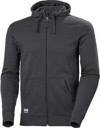 Helly Hansen Kapuzenpullover Classic Zip Hoodie Dunkelgrau/Grau/Hellgrau/Schwarz