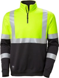 Rundhalspullover Addvis Half Zip Sweatshirt Cl 1