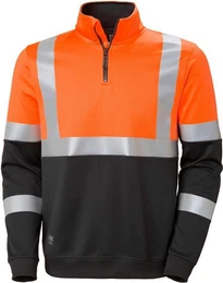 Rundhalspullover Addvis Half Zip Sweatshirt Cl 1
