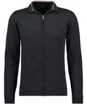 RAGMAN Strickfleecejacke Dunkelblau/Dunkelgrau