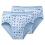 Schiesser Slip Cotton Essentials mit Eingriff Hellblau/Blau/Lila