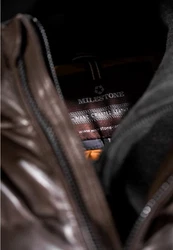 Milestone Herrenjacke MS-Claudio Dunkelbraun/Dunkelgrün/Braun/Khaki
