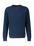 LERROS Strickpullover Fishermanstyle Dunkelblau