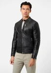 RICANO Lederjacke Carlo Schwarz