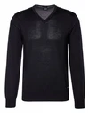 JOOP! Pullover Damien Dunkelblau/Blau/Schwarz/Hellblau