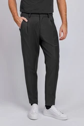 Drykorn Stoffhose Chasy Schwarz/Dunkelgrau