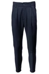 Drykorn Stoffhose Chasy Dunkelblau/Blau/Hellblau