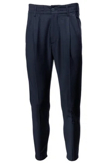 Drykorn Stoffhose Chasy Dunkelblau/Blau/Hellblau