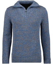 RAGMAN Pullover Grau/Hellblau/Blau/Dunkelblau