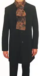 Wollmantel Herren Business Mantel in schwarz Slim Fit schwarz,auch in Groen Gren erhltlich