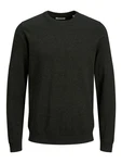 Jack & Jones Strickpullover JJEBASIC KNIT CREW NECK Dunkelgrün (5868)