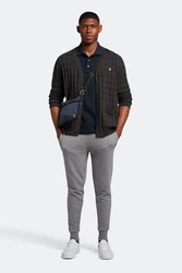 Lyle & Scott Cardigan Herren Klassisch Schwarz/Gelb/Grün/Braun
