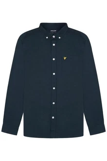 Lyle & Scott Langarmhemd mit Brusttasche 