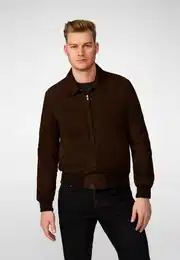 Lederjacke Leon Hochwertiges Ziegen-Velour-Leder