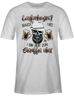 Shirtracer T-Shirt Lederhose Spruch Lausbua Bayrisch Party Тrinken Herren Shirtracer T-Shirt Lederhose Spruch Lausbua Bayrisch Party Тrinken Herren