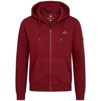 Hhenhorn Hoodie Katan Herren Hoodie Pullover Sweatshirt Kapuzenpullover Dunkelrot/Rot/Bordeaux