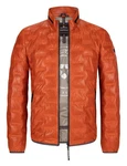 Milestone Lederjacke MS-Aversa Orange/Braun/Rot