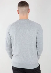 Alpha Industries Sweatshirt X-Fit Sweat Grau/Hellgrau/Rot