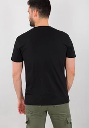 Alpha Industries Reflective Label T-Shirt Schwarz