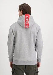 Alpha Industries Sweatshirt 'Red Stripe' Rot