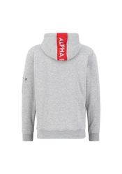 Alpha Industries Sweatshirt 'Red Stripe' Rot