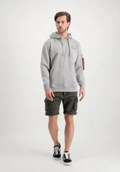 Alpha Industries Sweatshirt 'Red Stripe' Rot