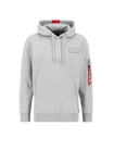 Alpha Industries Sweatshirt 'Red Stripe' Rot