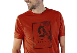 Scott T-Shirt Defined Dri T-Shirt Orange/Braun/Rot