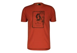 Scott T-Shirt Defined Dri T-Shirt Orange/Braun/Rot