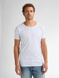 Petrol Industries T-Shirt Weiß/Creme/Dunkelblau