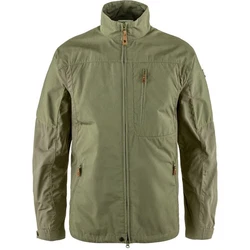 Fjällräven Herren Övik Stencollar Jacket Dunkelgrün/Braun/Khaki