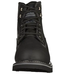 Dockers by Gerli Schnürboots Schwarz/Dunkelgrün