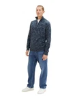TOM TAILOR Strickpullover KNITTED TROYER Blau/Hellblau/Dunkelblau